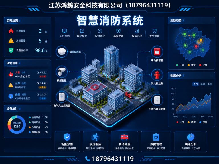 郑州消防通信指挥展示图